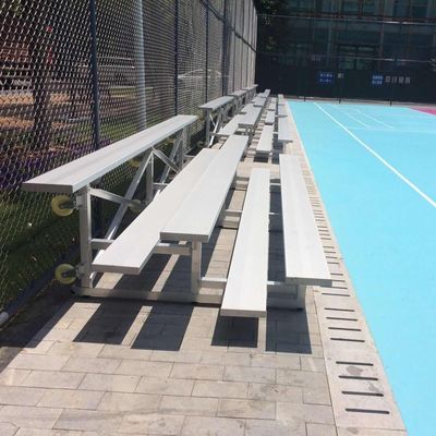 Καλή τιμή Durable Outdoor Metal Bleachers , Aluminum Football Bleachers Portable on-line