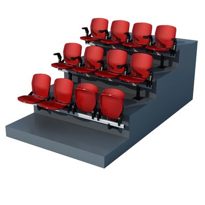 Καλή τιμή Αθλητικές καρέκλες με δομή από μέταλλο με έγχυση αέρα για στάδια και αρένες on-line