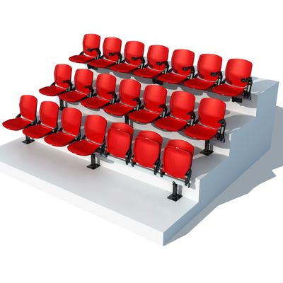 Καλή τιμή Πενταετές πλαστικό στάδιο Αθλητικά καθίσματα Αντί υπεριώδους ακτινοβολίας πυρόσβεση 45cm πλάτος on-line