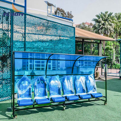 Καλή τιμή Φορητό καταφύγιο υποκατάστασης ποδοσφαίρου με προσαρμόσιμο λογότυπο / επιλογές ονόματος ομάδας και προσβασιμότητα σύμφωνη με την ADA on-line