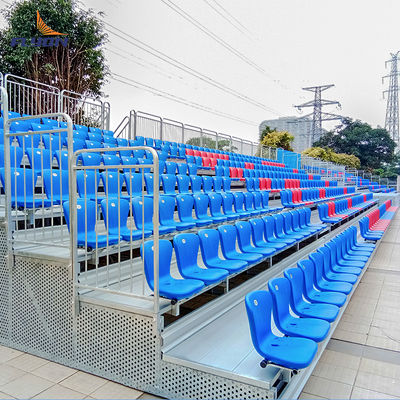 Καλή τιμή Temporary Outdoor Chairs Gym Aluminum Bleachers with Plastic Seats on-line