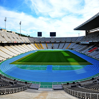 Καλή τιμή EPDM SBR Athletic Synthetic Track Sandwich System With IAAF Approved on-line