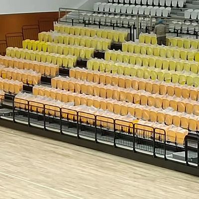 Καλή τιμή 100 Seats Retractable Bleacher Seating Wall Attached For Concert Hall Theatre on-line