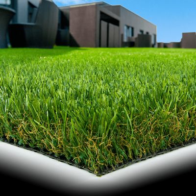 Καλή τιμή συνθετική υπαίθρια τεχνητή χλόη 30mm για τη στέγη 25m×4m Graden μέγεθος on-line