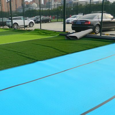 Καλή τιμή Υπαίθριος τεχνητός απορροφητής κλονισμού χλόης, λάστιχο που αφρίζει το πλαστό μαξιλάρι κλονισμού χλόης on-line