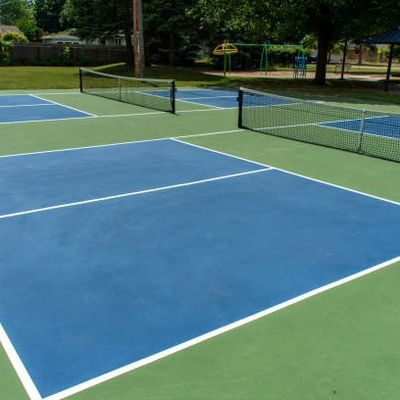 Καλή τιμή Χαλί φορητά 60 X 30ft δικαστηρίου Pickelball επιφάνειας Pickleball ρόλων χρωματίζοντας υπηρεσία γραμμών χαλιών ελεύθερη on-line