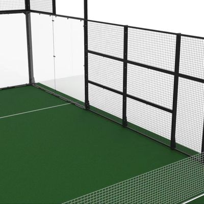 Καλή τιμή Πράσινο Πάντελ Τένις Εύκολη εγκατάσταση για τους λάτρεις του αθλητισμού on-line