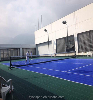 Καλή τιμή Βινύλιο Pickleball Court Mat 45 λίβρες με προστασία UV εύκολη εγκατάσταση on-line