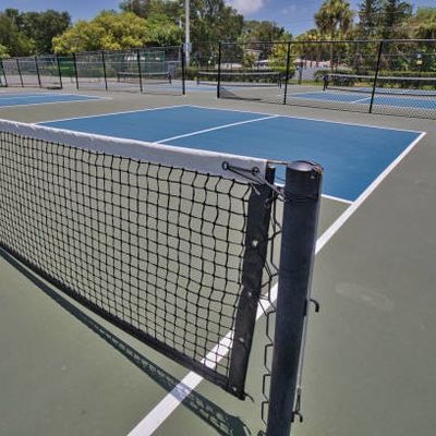 Υλικό βινυλίου Pickleball Court Mat Ανθεκτικός στον γλίστρα