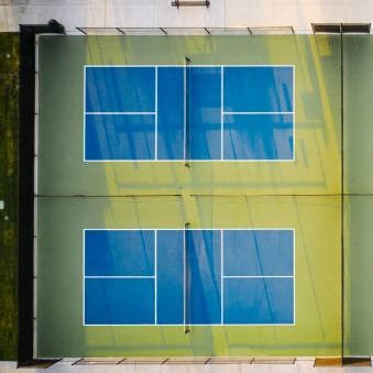 Καλή τιμή Βινύλιο Pickleball Court Mat με ανθεκτική στην ολίσθηση και προστασία από την υπεριώδη ακτινοβολία on-line