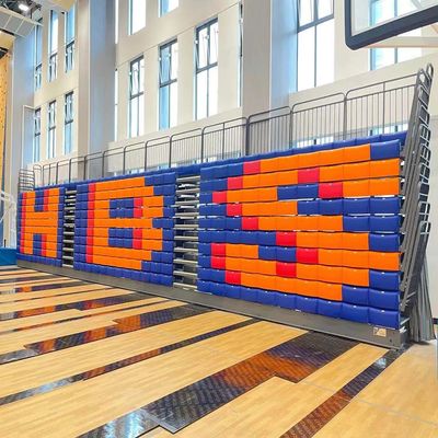 Προσαρμοσμένο πλάτος αναδιπλώσιμο αναδιπλώσιμο καθίσματα λεκάνης Ασημένιο 4 - 10 σειρές