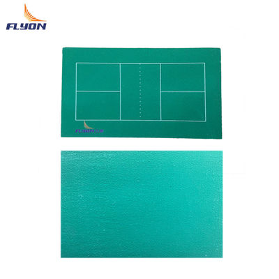2 mm PVC Pickleball Court Mat με σχήμα άμμου 198.43 λίβρες / ρολό PVC ακρυλική επικάλυψη