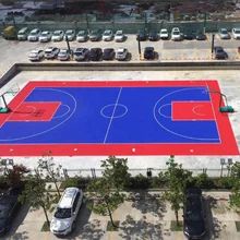 Καλή τιμή Επίδραση Πολυπροπυλενίου Συπολυμερούς PP πλακάκια Αθλητικά δάπεδα για πολύχρωμα εσωτερικά υπαίθρια δικαστήρια on-line