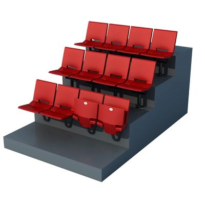 Καλή τιμή HDPE/PP Σταθερή καρέκλα σταδιοδρομίου - Αντιγήρανση Αντι-ΥΦ πυρόσβεση εσωτερικών ή εξωτερικών καθισμάτων on-line