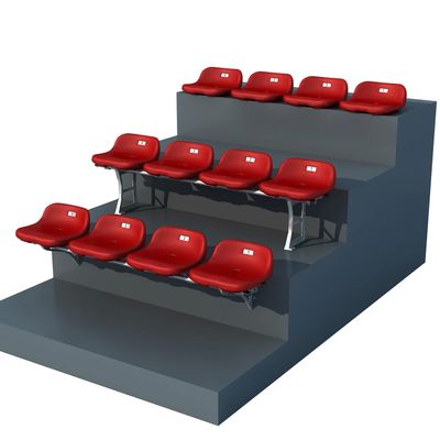 Καλή τιμή Χρωματιστό Custom Logo HDPE PP Αγώνες καθίσματα Αντιγήρανση Ανθεκτικό στις υπεριώδεις ακτίνες για εσωτερικές εξωτερικές εκδηλώσεις on-line