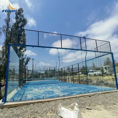 Καλή τιμή Εύκολη εγκατάσταση Παδέλ Τένις γήπεδο Πράσινο Στερεόμετρο on-line