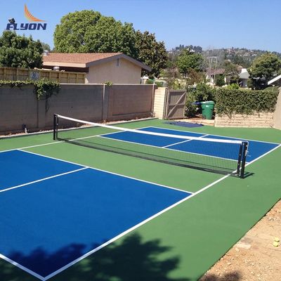 6.56*32.81ft Pickleball Court Mat με 215.23 Sqft Roll Μέγεθος 2-3 mm Μύθος 2 mm PVC στρώμα βάσης