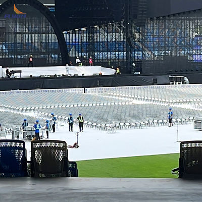 Ανθεκτικό στη φωτιά φορητό δάπεδο εκδηλώσεων με εγγύηση 1 έτους εύκολο στη μεταφορά και προσαρμόσιμα προσωρινά συστήματα δαπέδου