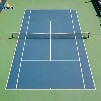 Καλή τιμή 2-3mm πάχος Pickleball Court Mat με 8 χρόνια διάρκεια ζωής και εύκολη εγκατάσταση για εσωτερική και εξωτερική χρήση on-line