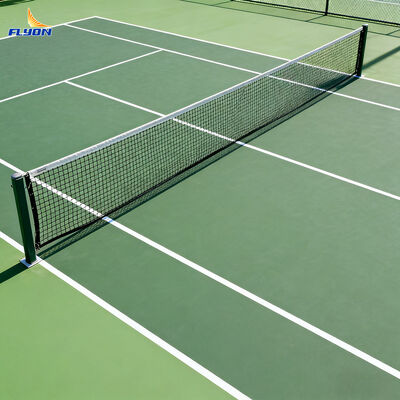 Καλή τιμή Προσαρμόσιμα χρώματα Pickleball Court Mat με 215.23 τετραγωνικά πόδια μέγεθος κυλίνδρου και εύκολη εγκατάσταση για 44 * 20ft ή 60 * 30ft δικαστήρια on-line