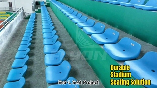 Καθίσματα Eco L Stadium με ανθεκτικό χτύπημα HDPE